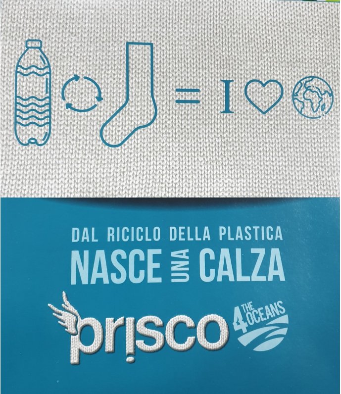 Prisco Calzino Uomo Corto In Viscosa Plastica Riciclata Ocean