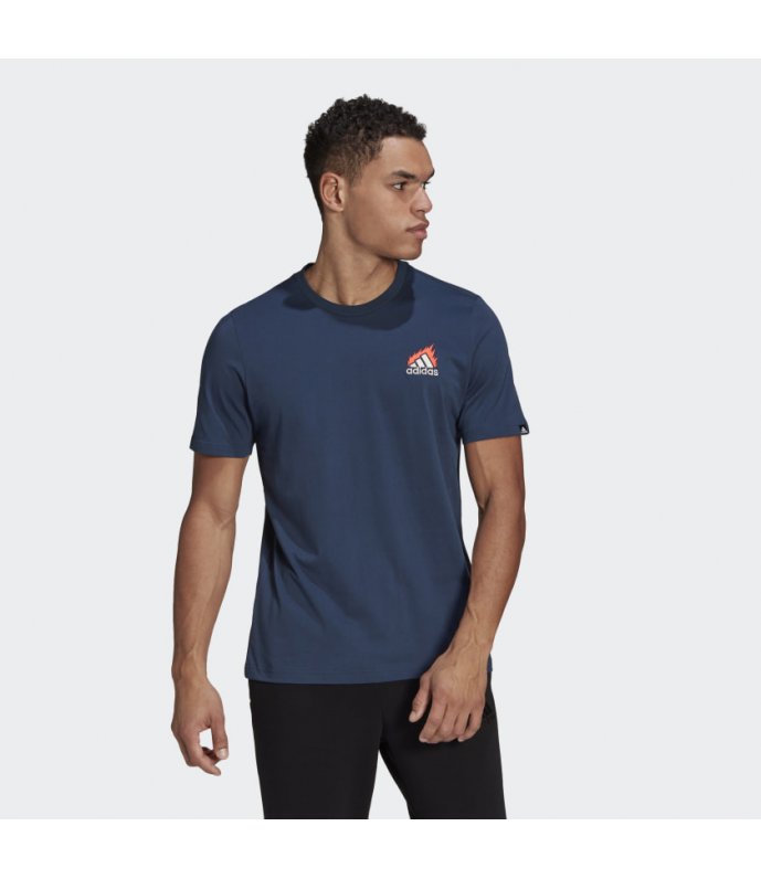Adidas T-shirt Uomo Mezza Manica Cotone