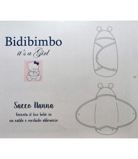 Bidibimbo Baby Sacco Neonato In Pile Art.9005