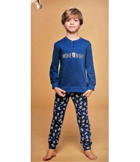 Noi Di Notte Baby Long Sleeve Pajamas In Warm Cotton Art. FE2150