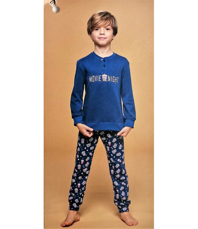 Noi Di Notte Baby Long Sleeve Pajamas In Warm Cotton Art. FE2150 Noi Di Notte Baby Long Sleeve Pajamas In Warm Cotton Art. FE2150