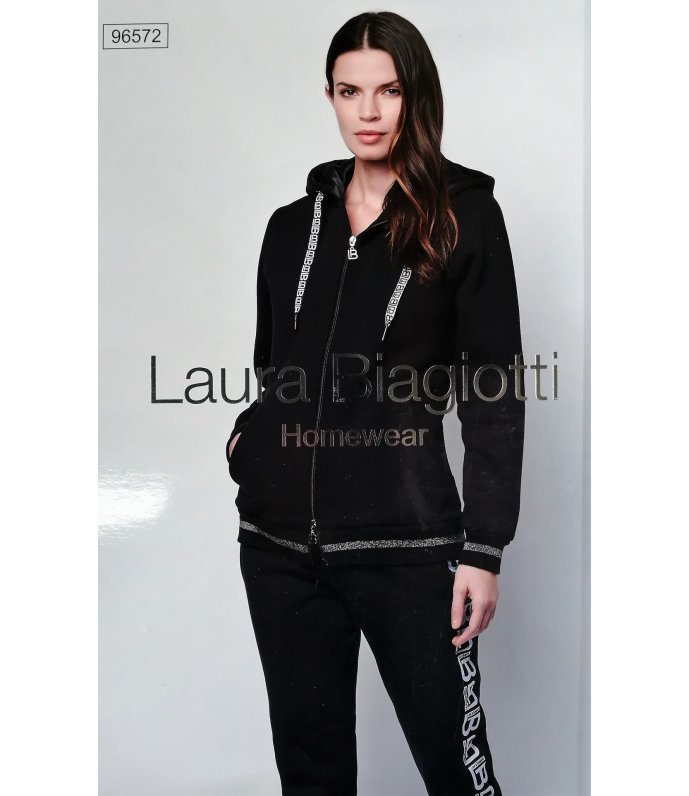 Laura Biagiotti Tuta Full Zip Donna Con Cappuccio Donna In Felpa Art. 96572S