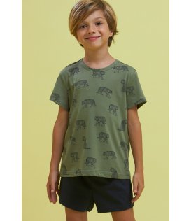 Noi Di Notte Cotton Half Sleeve Baby Pajamas Art. Fe2072