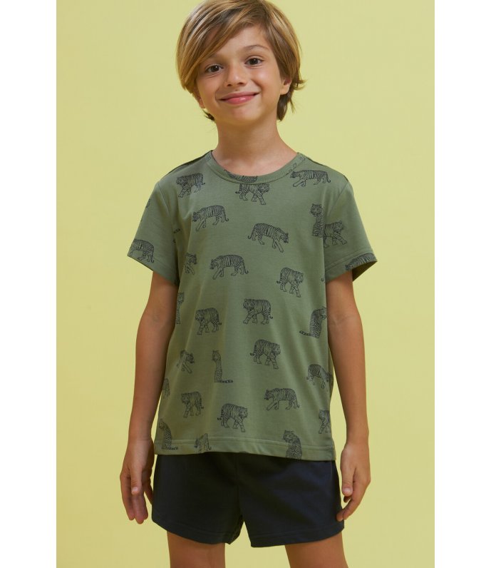 Noi Di Notte Cotton Half Sleeve Baby Pajamas Art. Fe2072 Noi Di Notte Cotton Half Sleeve Baby Pajamas Art. Fe2072