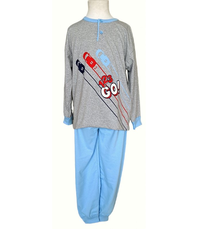 Martellina Pajamas Long Sleeves Child In Cotton Art. RM20206 Martellina Pajamas Long Sleeves Child In Cotton Art. RM20206