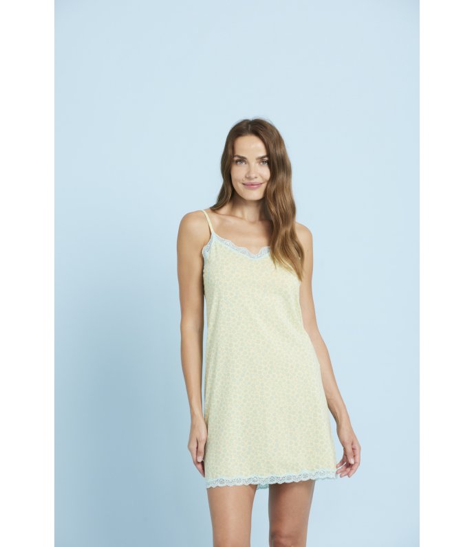 Noi Di Notte Women's Wide Shoulder Dress In Cotton Art. LA2752 Noi Di Notte Women's Wide Shoulder Dress In Cotton Art. LA2752