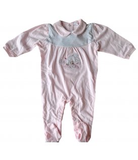 Ellepi Tutina Manica Lunga Neonata In Cotone Art. BQ2774
