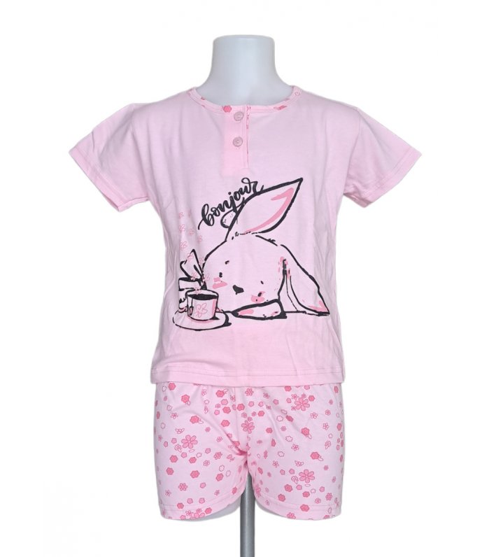 Mondoblu Girls Half Sleeve Cotton Pajamas Art. 218461 Mondoblu Girls Half Sleeve Cotton Pajamas Art. 218461