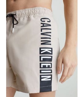 Calvin Klein Costume Uomo Boxer Pantaloncini Da Bagno Con Cordoncino MKM0KM00991
