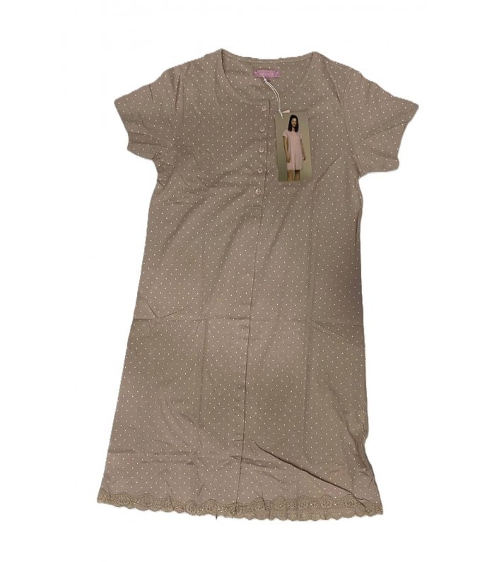 Noi Di Notte Camicia da Notte Donna Mezza Manica Cotone la002978 Noi Di Notte Camicia da Notte Donna Mezza Manica Cotone la002978