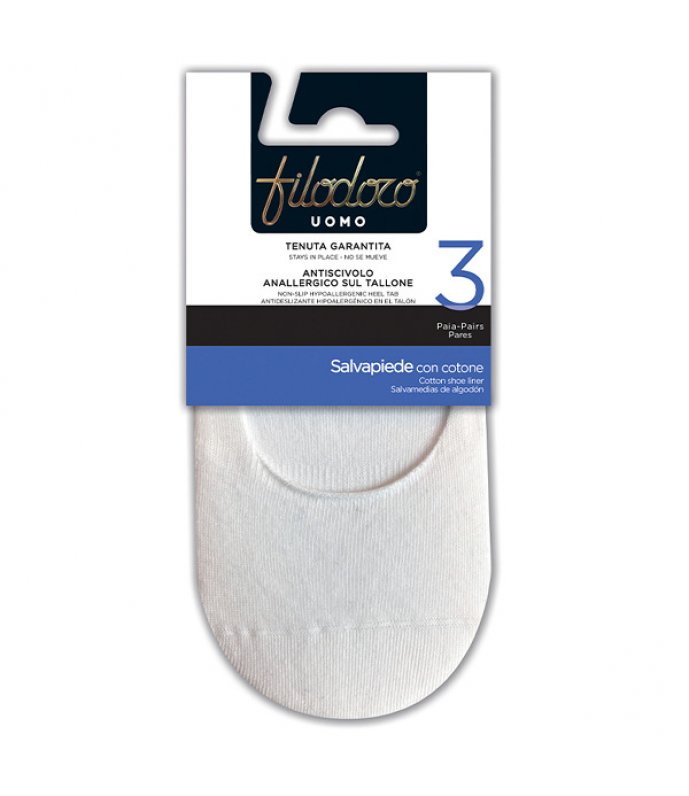 FILODORO F115539 SALVAPIEDE UOMO COTONE FILODORO F115539 SALVAPIEDE UOMO COTONE