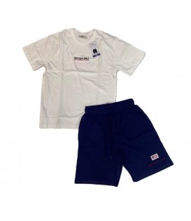 Cotton Belt Completo Uomo Maglietta e Pantaloncino Cotone art. Seattle