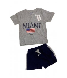 Nacshua Pigiama Bambino Mezza Manica Pantaloncino Cotone Art. Nick