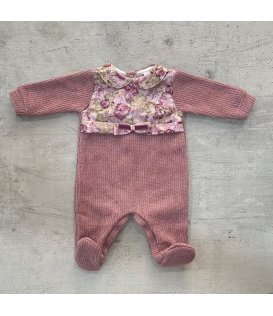 Le Chicche Tutina Neonata in Ciniglia Made in Italy TU6390