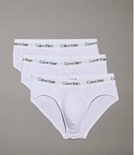Calvin Klein Slip Uomo Confezione 3 pezzi Cotone 0000U2661G-100