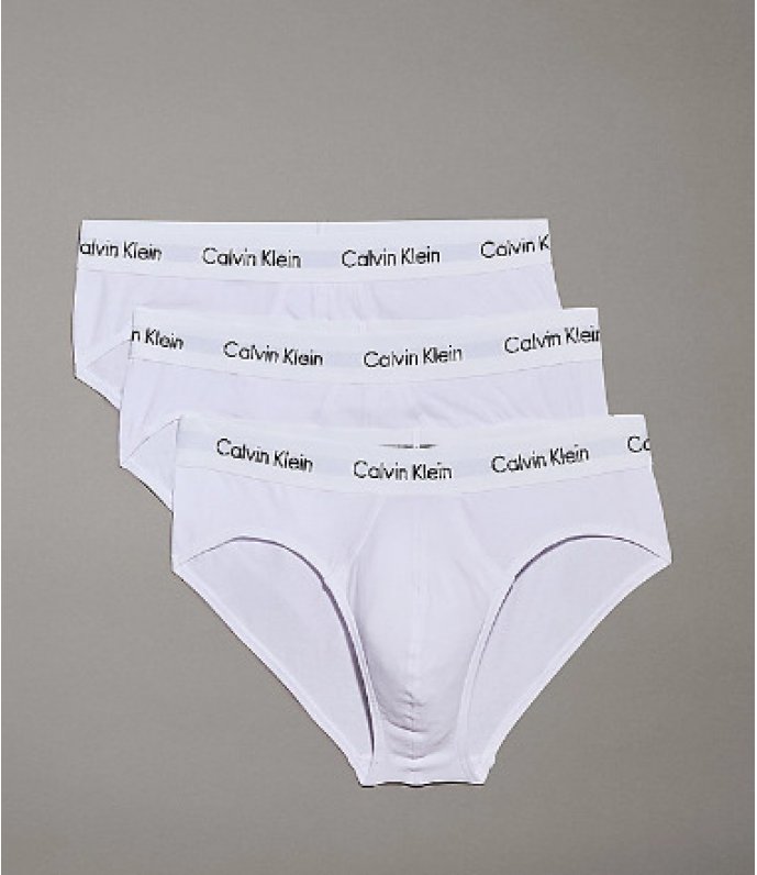 Calvin Klein Slip Uomo Confezione 3 pezzi Cotone 0000U2661G-100 Calvin Klein Slip Uomo Confezione 3 pezzi Cotone 0000U2661G-100
