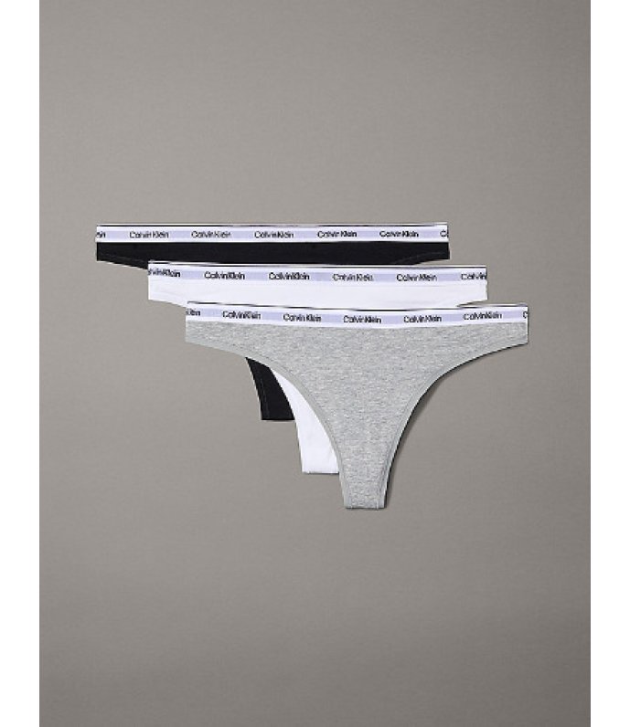 Calvin Klein Perizoma Donna Bianco Nero Grigio 000QD5209E-MPI