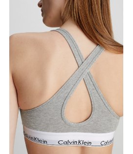 Calvin Klein Top Brassiere Donna Incrociato Cotone 000QF1654E-020 <br />  <br />