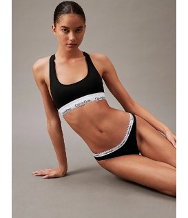 Calvin Klein Slip Donna Vita Bassa Confezione 3 Pezzi in Cotone 000QD5207E-MPI