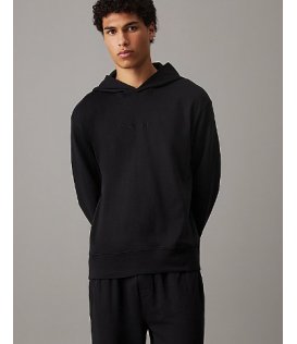 Calvin Klein Felpa Uomo in Cotone Con Cappuccio e Logo 000NM2710E-UB1