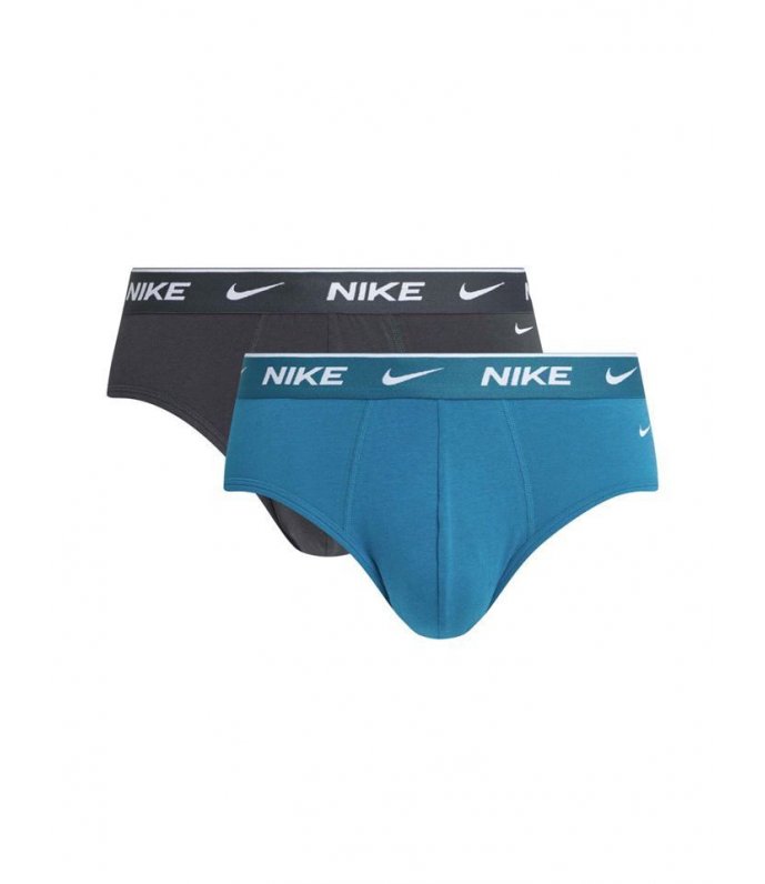 Nike Slip Uomo Confezione 2 Pezzi Cotone 0000KE1084-54F Nike Slip Uomo Confezione 2 Pezzi Cotone 0000KE1084-54F