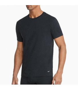 Nike T-shirt Uomo Mezza Manica Cotone Stretch Confezione 2 Pezzi 0000KE1010-UB1