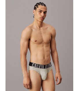 Calvin Klein Slip Uomo Elestico Alto Confezione 3 Pezzi 000NB3607A-QTK