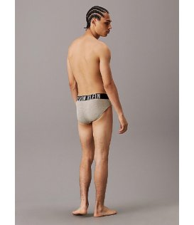 Calvin Klein Slip Uomo Elestico Alto Confezione 3 Pezzi 000NB3607A-QTK