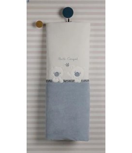 Gary Copertina Culla Neonato 90x120 in Cotone Made in Italy