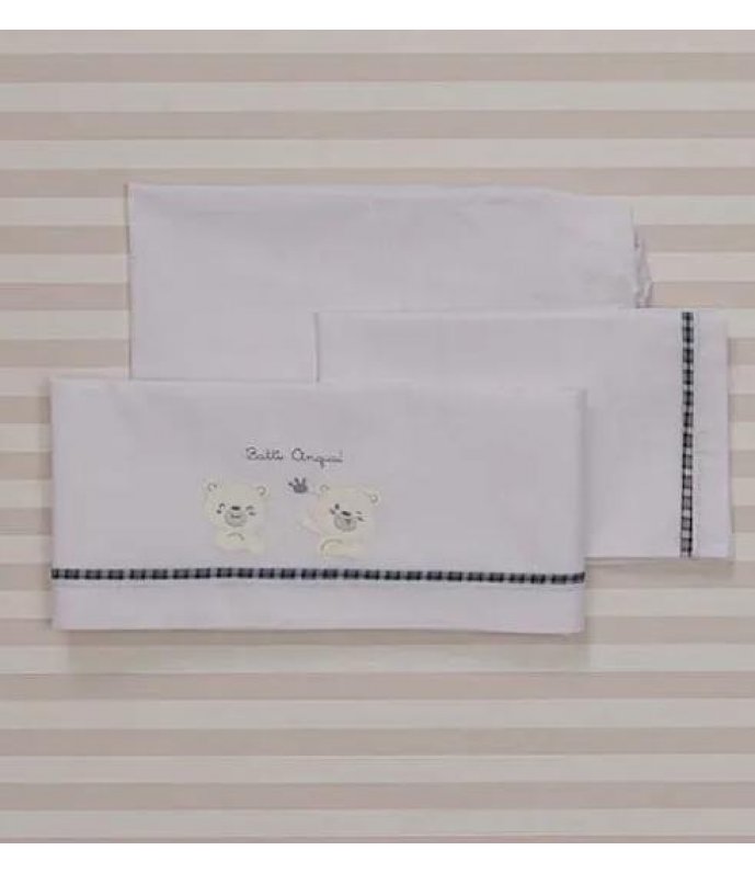 Gary Lenzuola Culla Neonato 90x120 in Cotone Made in Italy Gary Lenzuola Culla Neonato 90x120 in Cotone Made in Italy