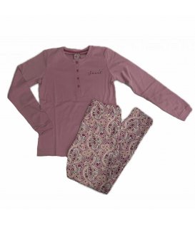 Noi di Notte Pigiama Donna Manica Lunga Calibrato Caldo Cotone fa8795ab
