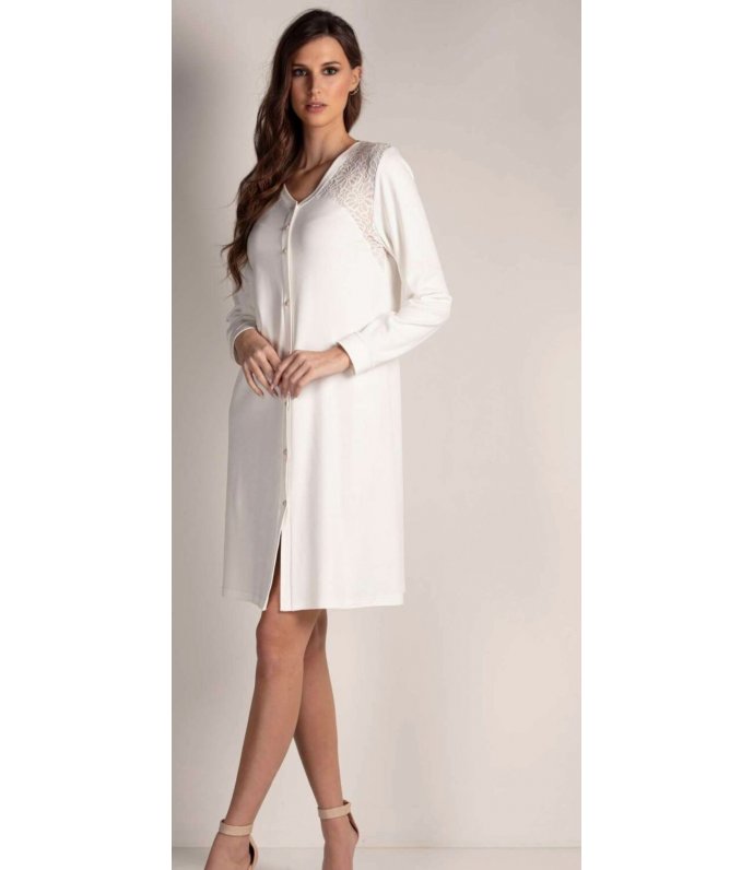 Lunatica Camicia Da Notte Clinica Donna Aperta Avanti in Caldo Cotone 42107 Lunatica Camicia Da Notte Clinica Donna Aperta Avanti in Caldo Cotone 42107