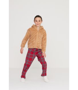 Noi di Notte Giacca Bimbo Bimba eco pelliccia Full Zip con Cappuccio fe2459as
