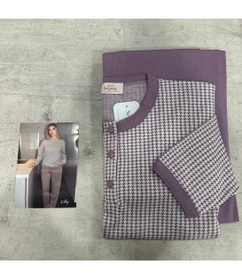 Piccoli Segreti Pigiama Donna Caldo Cotone Lilly