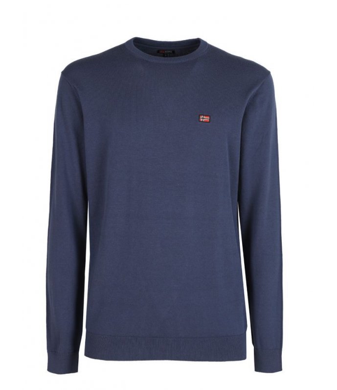 Norway Maglione Uomo Misto Lana Manica Lunga Girocollo 833101 Norway Maglione Uomo Misto Lana Manica Lunga Girocollo 833101