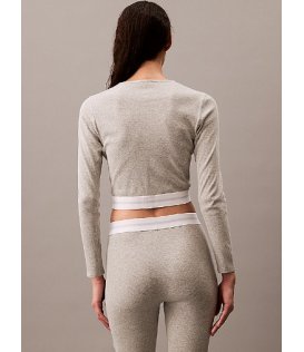 Calvin Klein T-shirt Donna Lounge corta - Modern Rib 000QS7217E