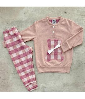 KISSIMO 25402 PIGIAMA BIMBA PUNTO MILANO