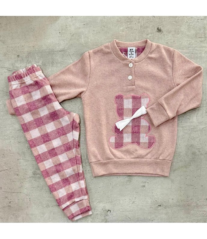 KISSIMO 25402 PIGIAMA BIMBA PUNTO MILANO KISSIMO 25402 PIGIAMA BIMBA PUNTO MILANO