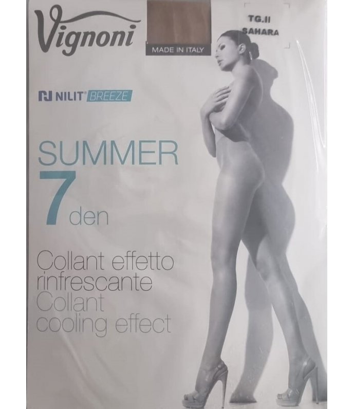Vignoni Collant Summer 7 Den Effetto Rinfrescante Made in Italy Vignoni Collant Summer 7 Den Effetto Rinfrescante Made in Italy