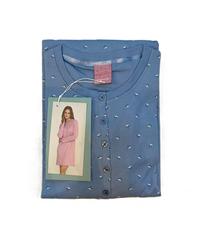 Noi di Notte Camicia da Notte Donna Calibrata in Caldo Cotone la3144 Noi di Notte Camicia da Notte Donna Calibrata in Caldo Cotone la3144