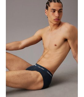 Calvin Klein Slip Uomo Confezione 3 Pezzi Cotton Stretch 0000U2661G-QY5