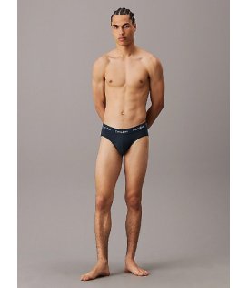 Calvin Klein Slip Uomo Confezione 3 Pezzi Cotton Stretch 0000U2661G-QY5