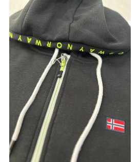 Norway Felpa Uomo Full Zip Con Cappuccio 849455