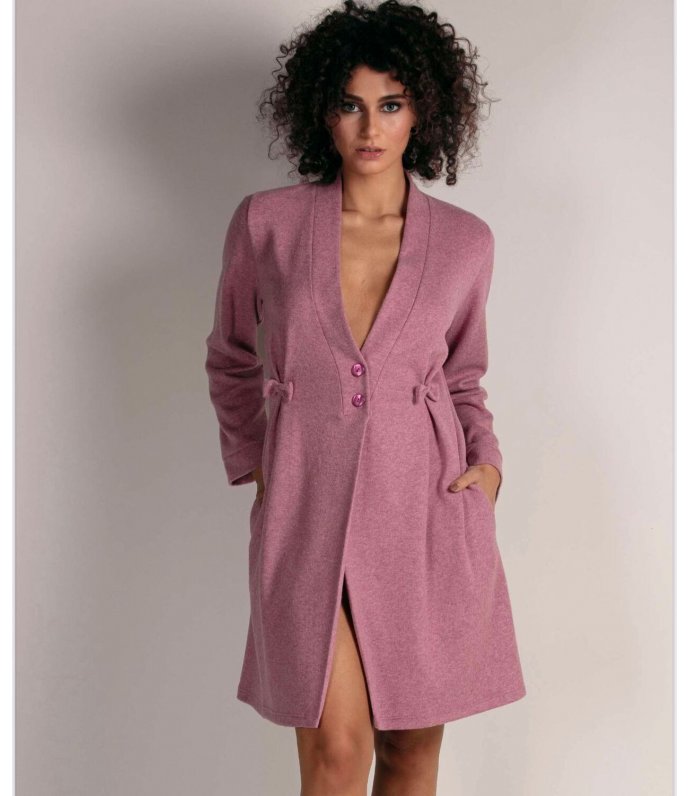 Lunatica Elegante Vestaglia Donna in Punto Milano 42156