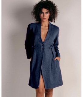 Lunatica Elegante Vestaglia Donna in Punto Milano 42156