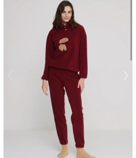 Noi Di Notte Pigiama Donna in Micropile Manica Lunga fa8888