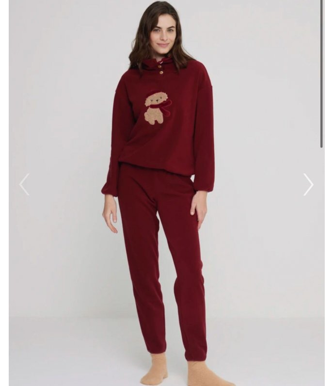 Noi Di Notte Pigiama Donna in Micropile Manica Lunga fa8888 Noi Di Notte Pigiama Donna in Micropile Manica Lunga fa8888