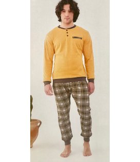 KISSIMO 24U10004 PIGIAMA UOMO MANICA LUN