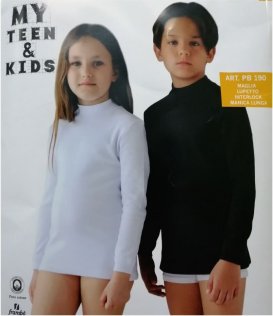 Kissimo Baby Boy Long Sleeve Turtleneck In Warm Cotton Art. Pb190