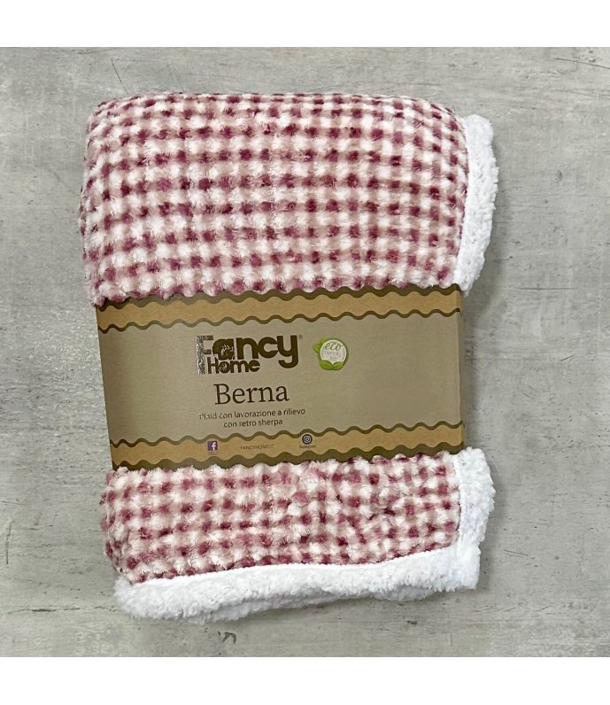 Fancy Home Plaid in Coral 200x220 Berna Fancy Home Plaid in Coral 200x220 Berna